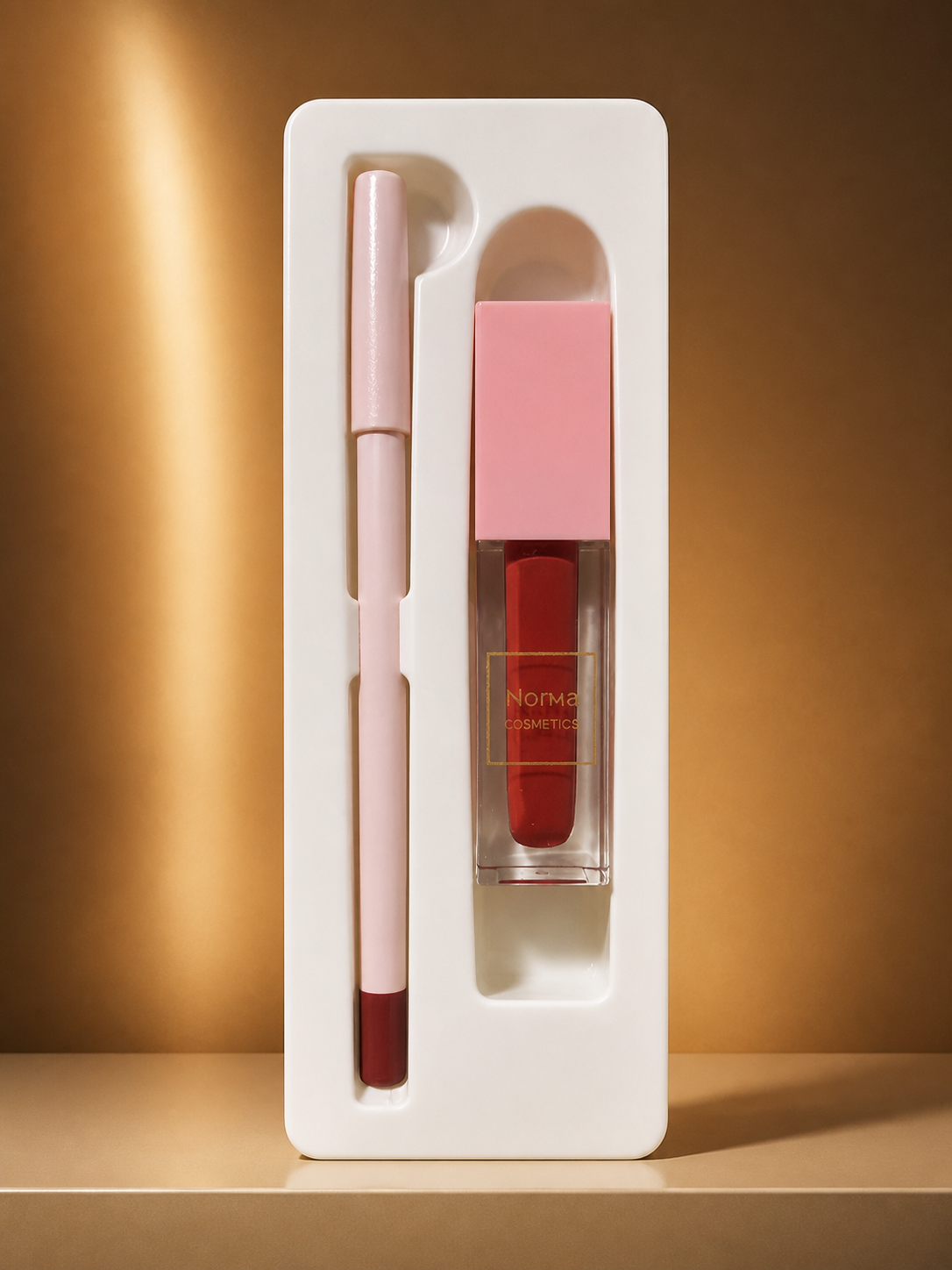 Lipstick matte and lip liner description Gloria
