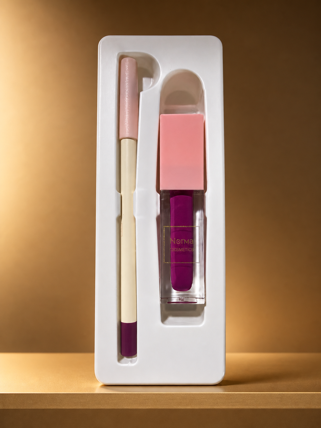 Lipstick matte and lip liner set color name Isabella